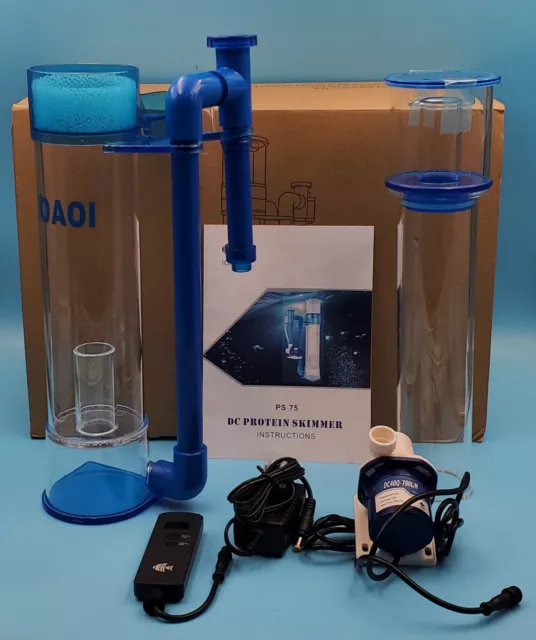 IOAOI In Sump Protein Skimmers for Up to 75 Gallon Saltwater Aquariums