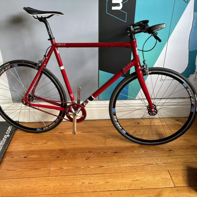 Kinesis Convert2 Decade Fixie Red Aluminium 57cm