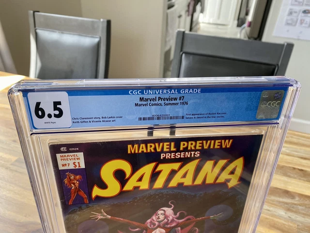 1976 Guardians Galaxy Marvel Preview 7 CGC 6.5 1st Rocket Raccoon Appearance 🔑 2