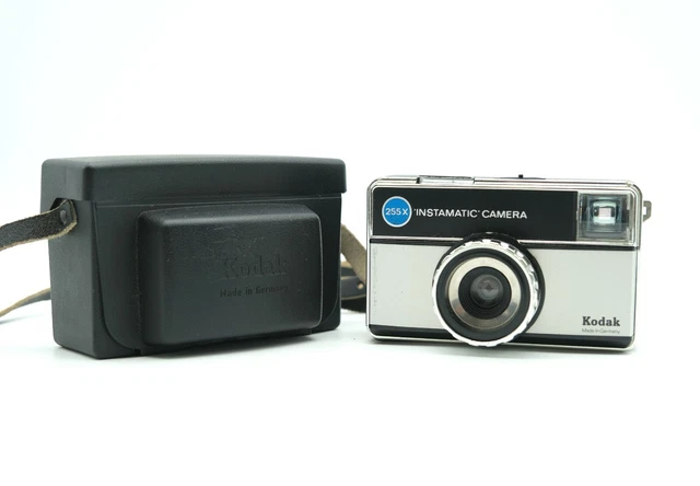 Kodak Instamatic 255 X Avec Original Sac Analogique Compact Camera Testé #31 A1