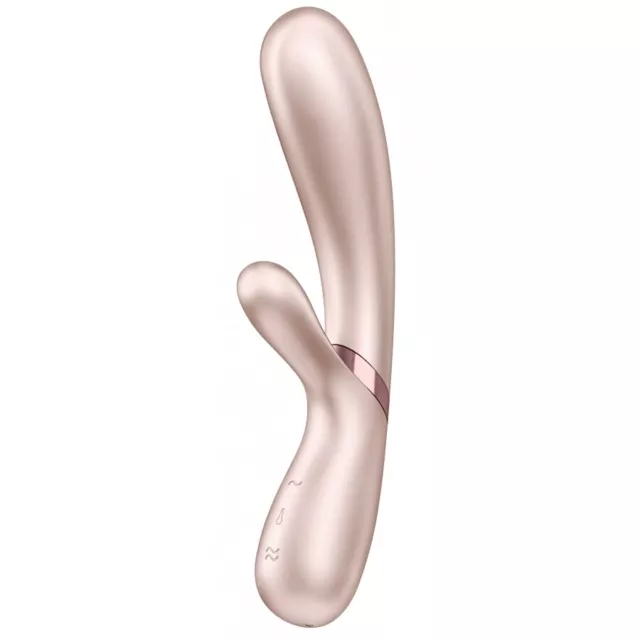 POINT G Vibro Rabbit connecté Hot Lover Satisfyer 20 x 3cm Silver Satisfyer