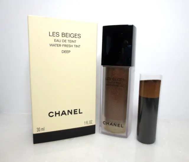 CHANEL LES BEIGES Water-Fresh Tint In Shade Deep 1 Oz Boxed $46.00