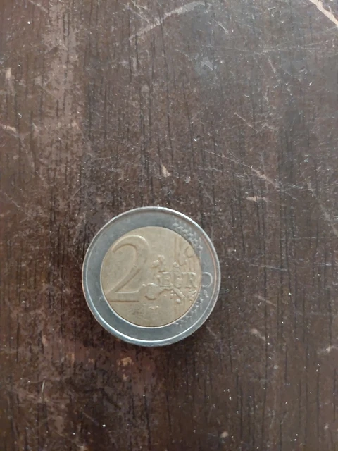 Pièce de 2 euros, rare. Portugal 2002