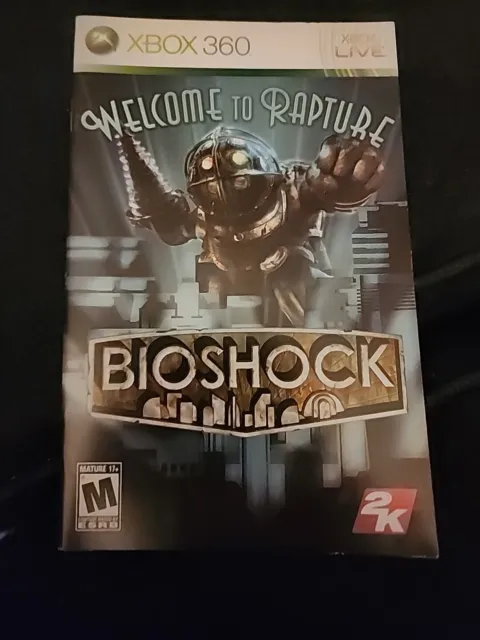 Bioshock Xbox 360 Manual Only