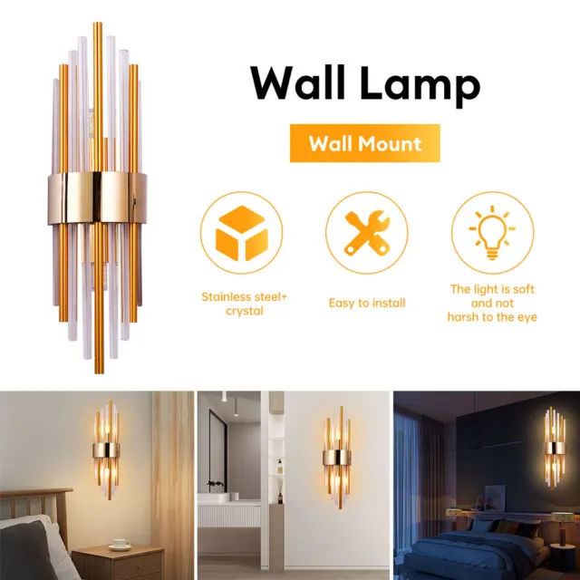 Lámpara de pared LED moderna aplique para dormitorio sala de estar pasillo 220V