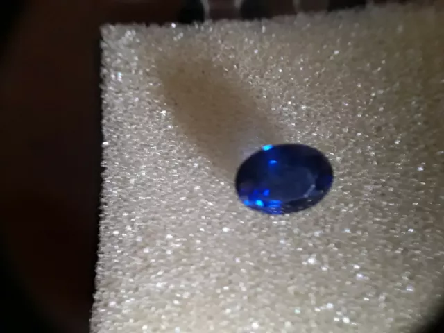 0.91  Ct. Blue Sapphire Sri Lanka genuine natural