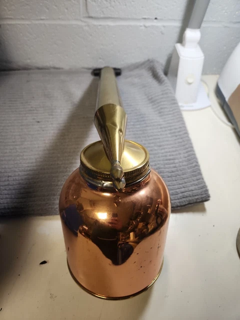 vintage Copper And Brass pump Sprayer 18"
