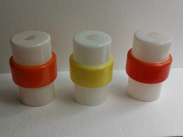 ANCIEN ABAT-JOUR EN Opaline Orange Et Blanche Pour Plafonier Cuisine Vintage EUR 49,90 - FR