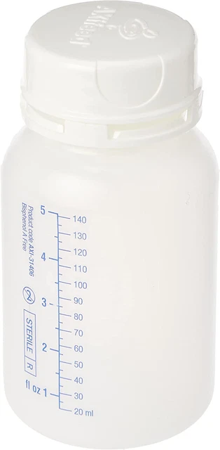 Botellas de almacenamiento de leche AXifeed EBM EBreast, paquete de 140 ml de 10 AXI31406