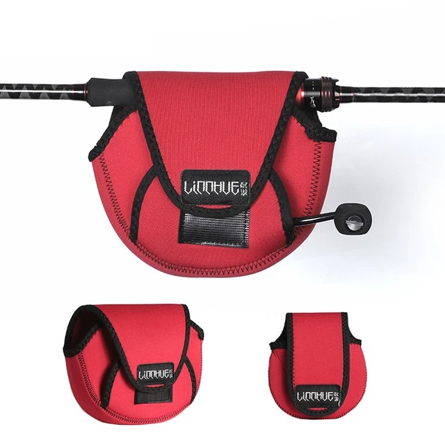 Housse Protection Moulinet Housse De Protection En Nylon Pour Moulinet De Pêche - Étui Rigide Avec Fermeture éclair, Pour Transport - 15x11.5x7.5 Cm Organisateur Leurres Pêche