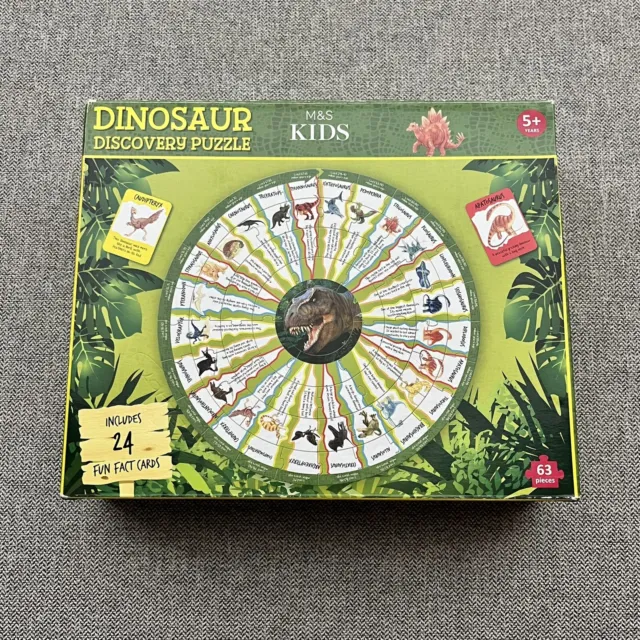 Dinosaurier Entdeckung Puzzle von M&S Kinder • 5+ Jahre • KOMPLETT