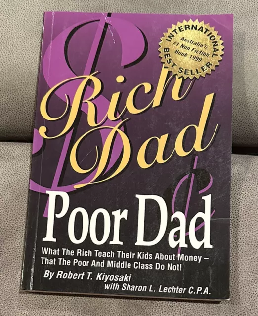 Rich Dad Poor Dad By Robert T Kiyosaki Paperback 2000 GC