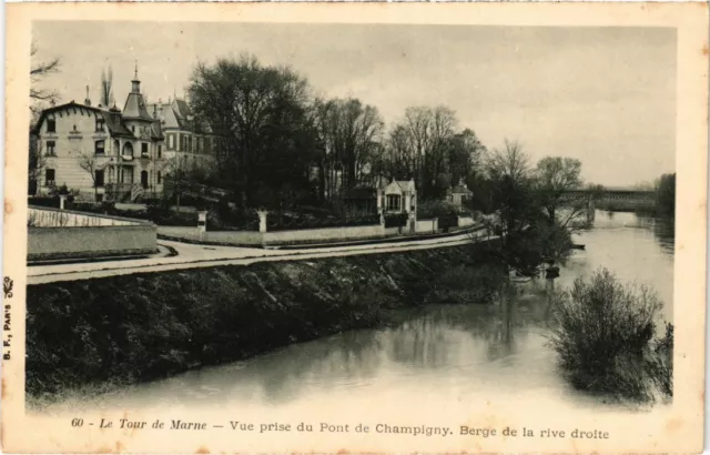 CPA Champigny Vue prise du Pont FRANCE (1338292)