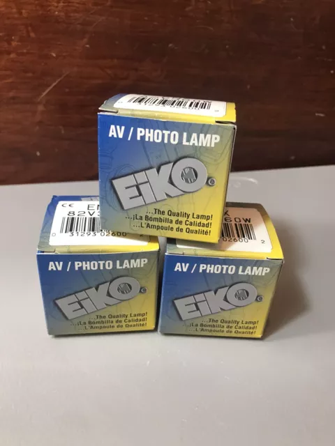 Lot Of 3 EiKO ENX / 82V360W AV / Photo Projector Lamp Bulbs in Box