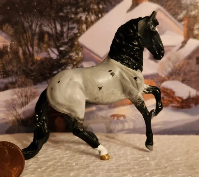 Custom Breyer Horse CM SM Stablemate Alborozo Alby Andalusian Unicorn Fantasy