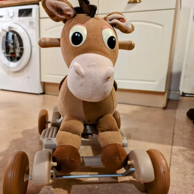 DISNEY PIXAR TOY Story Bullseye Rocking Horse Ride On Sounds
