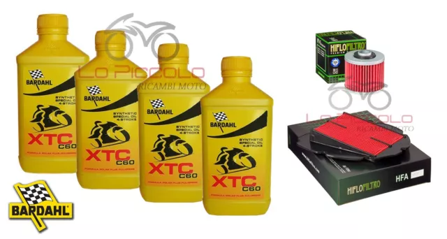 Kit Tagliando 4 Lt Bardahl Xtc + Filtro Aria E Olio Yamaha Tdm 900 2012