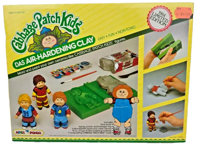Cabbage Patch Kids DAS Air Hardening Clay Limited Edition 1984 Adica Pongo