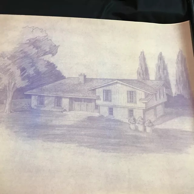 De colección 1965 especificaciones para el hogar planos de casa planos de construcción 10 hojas