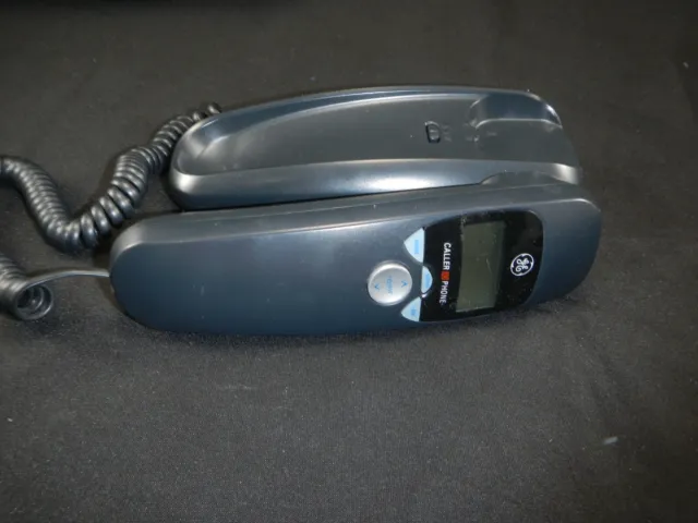 Vintage GE Model 29195GE2-A Caller ID Black Phone Wall Landline Telephone
