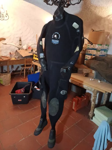 Tuta da immersione a secco CD 4 Pro Dry 2 tasche gambe 189 cm