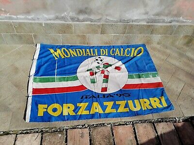 bandiera italia mondiali calcio  bandiera italia 65x57 cm 