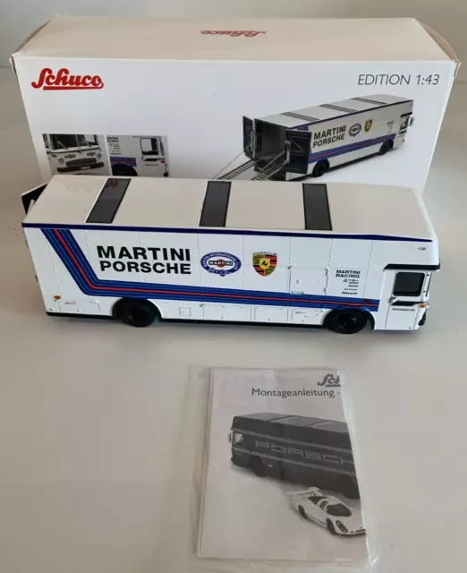 Schuco 1:43  Martini Porsche Racing Transporter 1966  #450373400