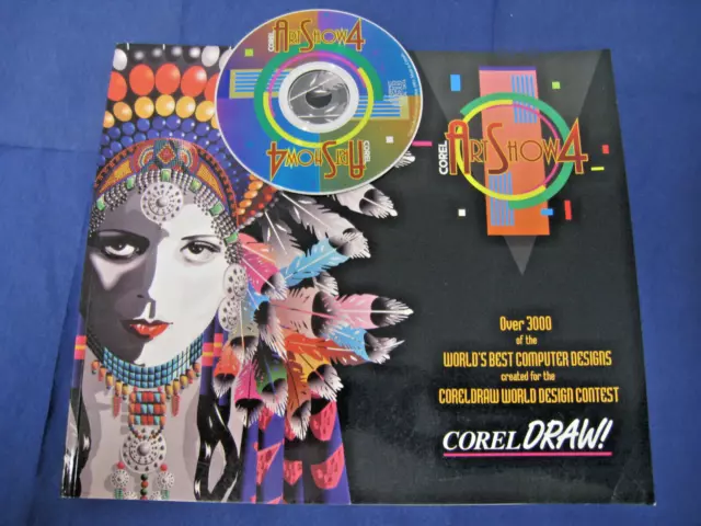 COREL DRAW - Artshow 4 - mit ORIGINAL CD-ROM - Corel Draw World Design Contest