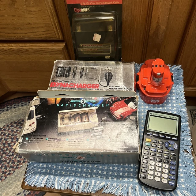 Dynacharger Battery Charger Millennium Makita Ti-83 Gigaware calculator Pack