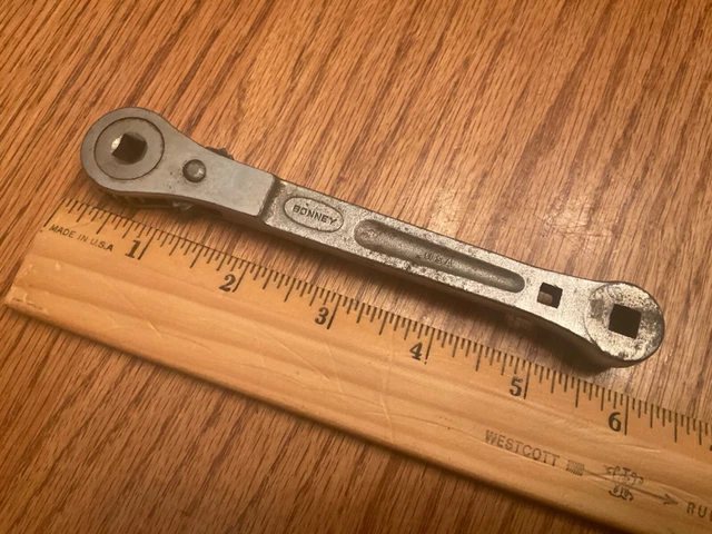 Vintage Bonney RF45A Ratchet Wrench Female Square Drive HVAC Refrigeration Valve