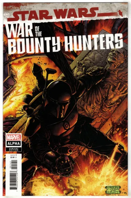 Star Wars War of the Bounty Hunters Alpha 1:50 Black Armor Variant Marvel VF/NM