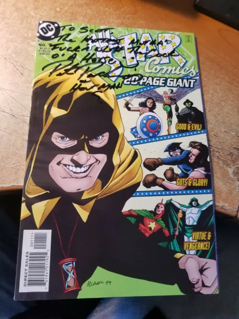 1999 All Star Comics 80 Page Giant No. 1 Signed Personalized by Peter Pachoumis