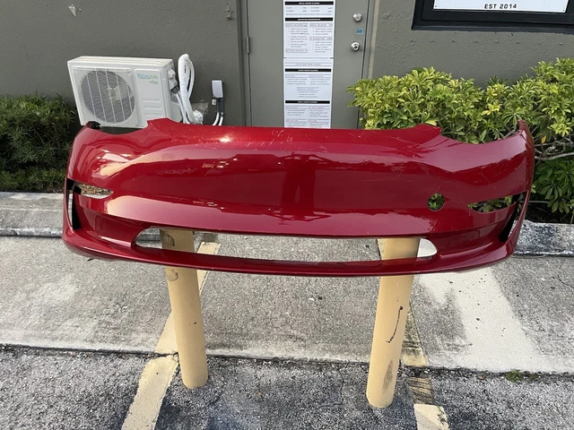 TESLA MODEL 3 Front Bumper Cover Used W Damage AS IS 375 00 PicClick