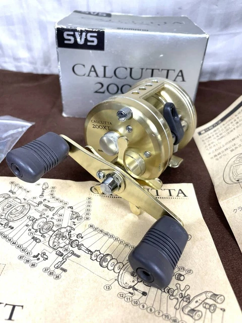 SHIMANO CALCUTTA 200XT ゴールド Amazon.com : SHIMANO Double Axis Reel 22 Calcutta Conquest