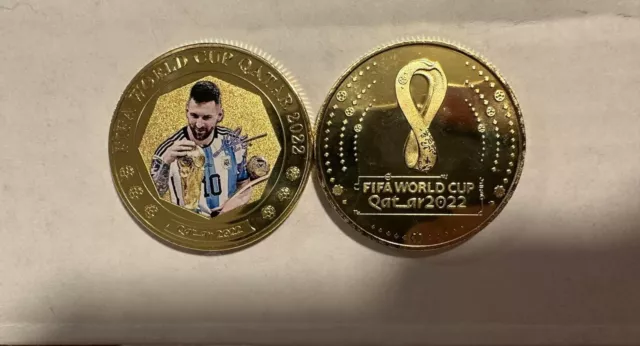 Lionel Messi World Cup 2022 Coin Argentina