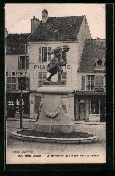 CPA Montlhery, Le Monument aux Morts pour la France