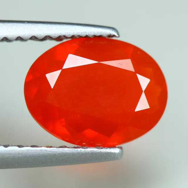 0.86 CTS_LOOSE STONE_100 % Natural Untreated Mexican Reddish Orange ...