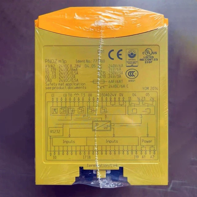 Safety Relay For PILZ PNOZ M1P 773100 24V