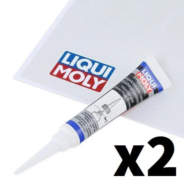 2x LIQUI MOLY Lubrificante ad alta temperatura 3381х2 Tubo 20g