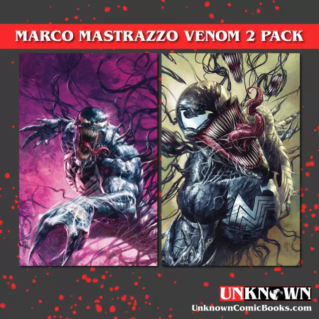 [2 Pack] Marco Mastrazzo Venom Unknown Comics Exclusive Virgin (11/30/2022)
