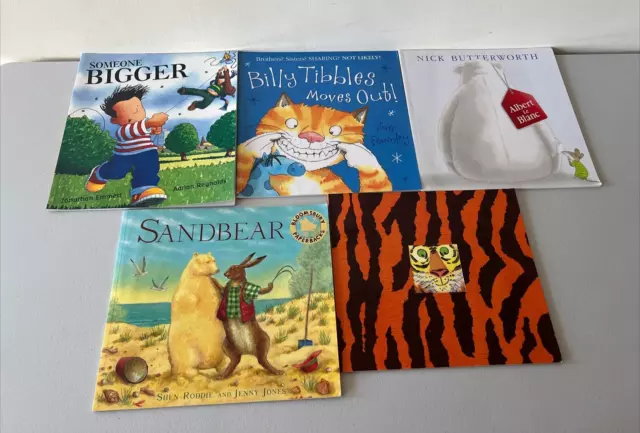 Job lot 5 Mixed Popular Childrens Fiction Books Childs Kids Book Story Bed Time