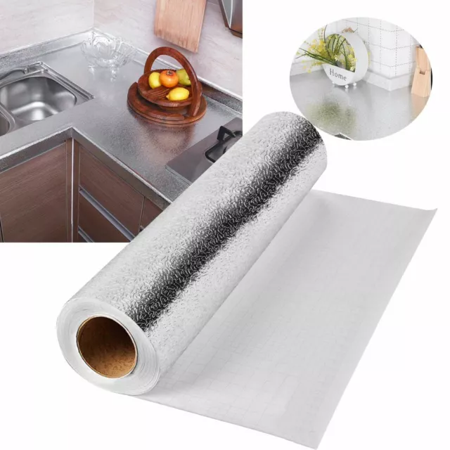 Kitchen Oil-Proof Sticker Waterproof Self-Adhesive Aluminum Foil Wall Stickers