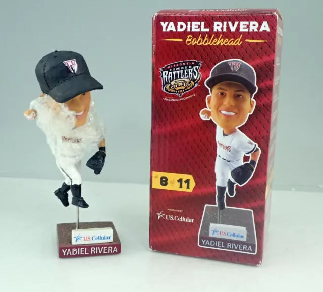 2017 Wisconsin Timber Rattlers Yadiel Rivera Bobblehead In Box