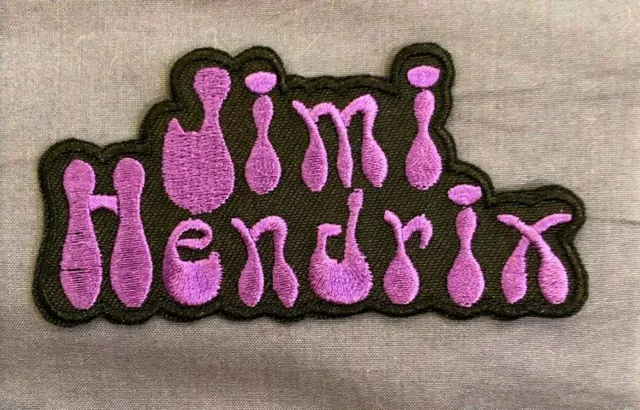 "Jimi Hendrix" Patch Embroidered New Rock & Roll Hippie 1960'S Woodstock !!