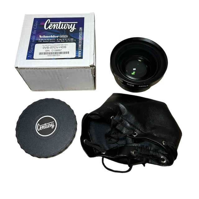 Century Schneider 0VS-07CV-HDS 0.7X HD gran angular Wide SONY Z1E & FX1 Z5 Z7