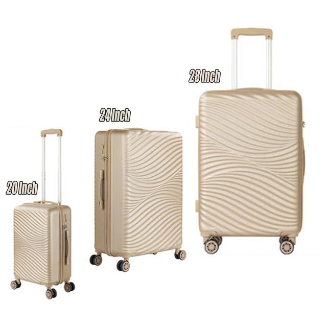 3 Piece Set Luggage Suitcase Spinner Hardshell Lightweight TSA Lock 20''24''28''
