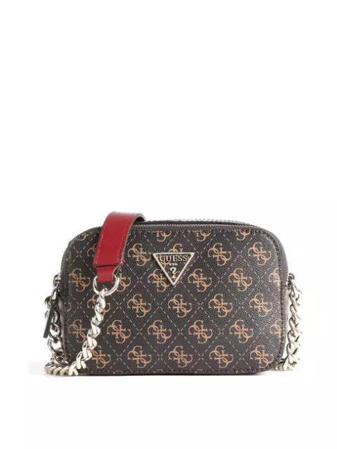 Bolso de Mujer GUESS Noelle Bolsa Sala De Caso Marrón Noelle Bolso Bandolera Sce