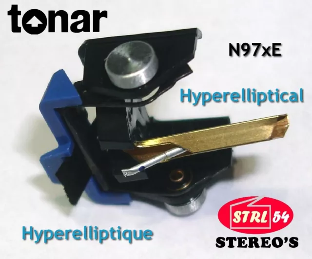 N97XE Hyperelliptical for SHURE M97XE Stylet HYPERELLIPTIQUE TONAR 6544-HYPEL