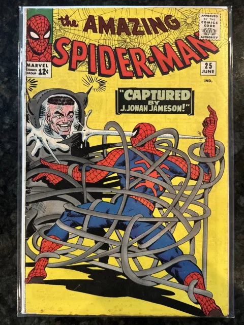 Amazing Spider-Man #25 1965 Key Marvel Comic Book 1st Cameo Appearance Mary Jane