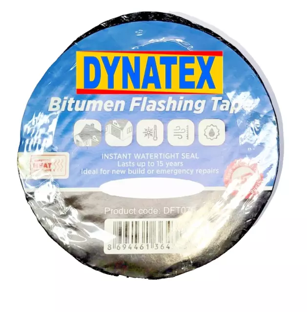 Flashing Tape Flashband Roof Repair Bitumen Flash Self Adhesive 150mm x 10m Roll